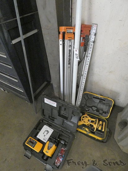 Transit, Laser Level, Sticks & Tripod