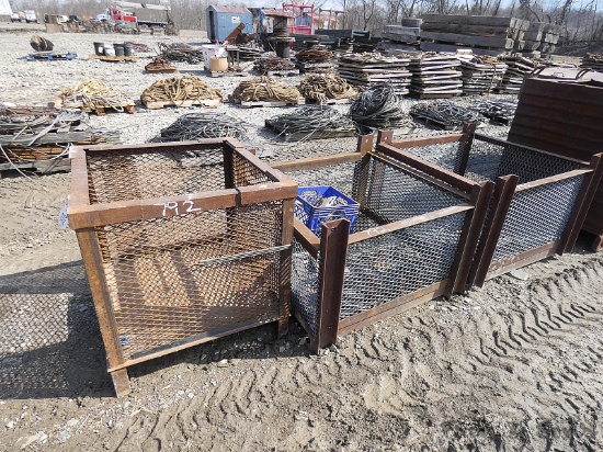 (3) Steel Baskets