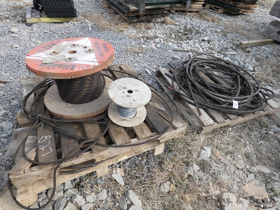 (2) Pallets of Misc. Wire Rope