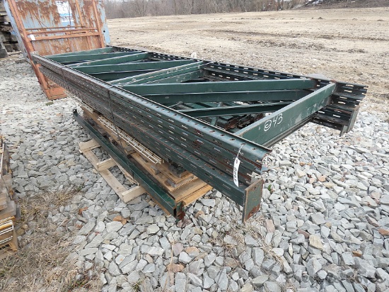 Pallet Rack, 4 Columns,18 Bars