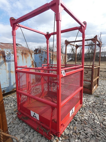 US Crane Man Basket, with Serial Plate
