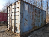 Blue 20' Container, Fair condition