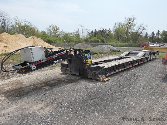 2007 Trail King TK80-DGHT502 35 Ton Hyd Tail Detach Lowboy, SN:1TKJ050247M0