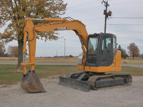 2008 Case CX75 Mini Excavator, SN:N8SLA7132, 24'' & 36'' Bucket, Steel Trac
