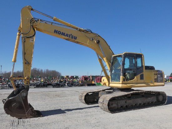 2007 Komatsu PC200LC-8 Hydraulic Excavator, SN:A88072, Aux Hydraulics, 48''