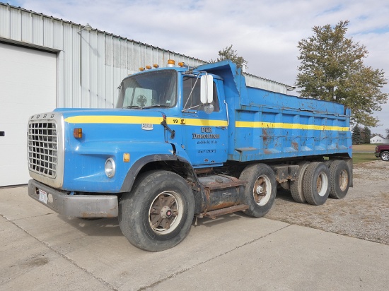 1978 Ford 9000 Triaxle Dump Truck, SN:Y90KVAJ6360, Cummins Power Torque 270