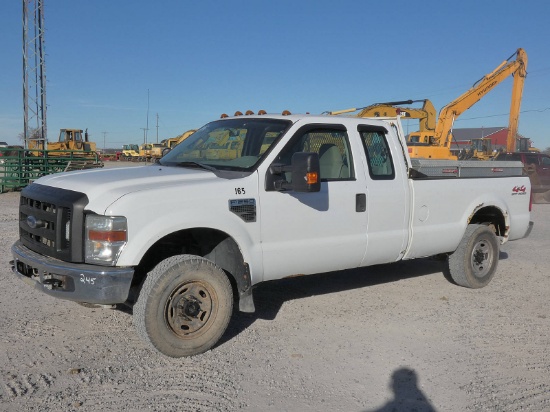 2008 Ford F250 4x4 Pickup, SN:1FTSX21588EE36121, V8 Gas, Auto, 228,608 mile