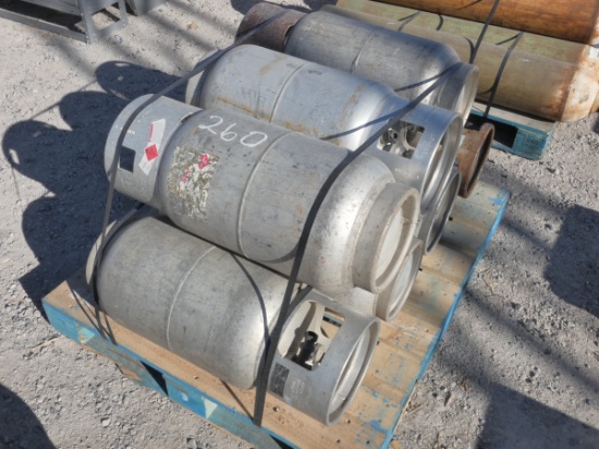 (7) 35# LP Forklift Tanks