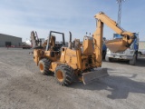 Case 660 RT Trencher, SN:JAF0105685, ROPS, Cummins, Backhoe, Blade, Cable P