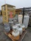 (Lot change - new photos) Lot of LP Tanks: Lg, Small & Forklift, and Storage Cage