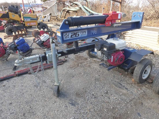 2020 Iron & Oak Log Splitter, SN:220016