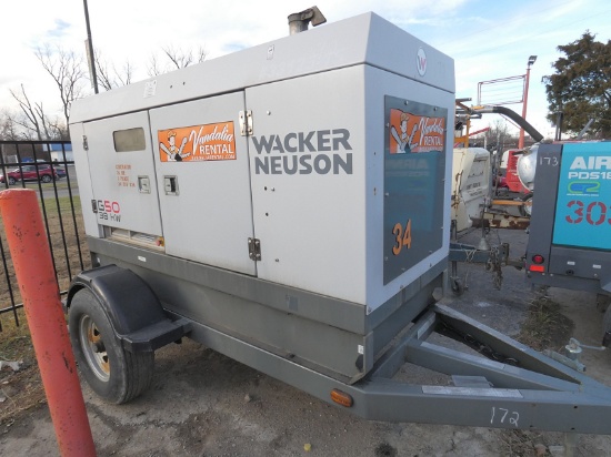 2014 Wacker 35kw Generator, SN:20225692, 3 Phase, 6138 hrs.