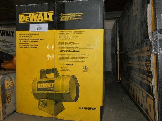 DeWalt 65k BTU LP Heater, [Sold By The Piece - up to 2]