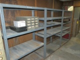 (3) Metal Shelves (in office)