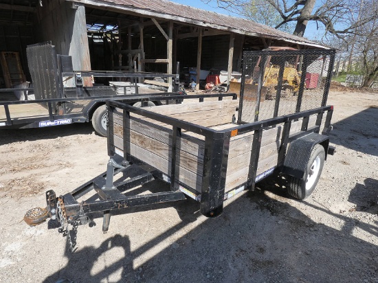 2018 Suretrac S/A Landscape Trailer, SN:5JW1U0814J1237036, 62''x8', Mesh Ra