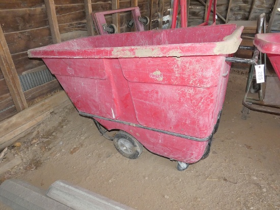 Red Tub Cart