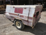 MQ 180 Air Compressor, SN:3513948, Isuzu diesel, Runs & makes air