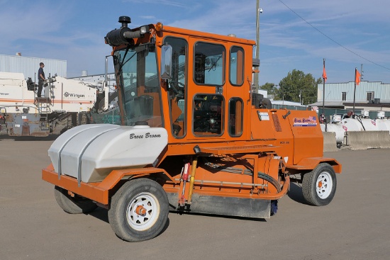 2019 Broce RCT350 Sweeper Broom, SN:410255, Diesel, Cab / Air, 573 Actual h