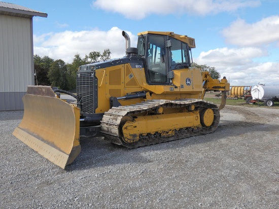 2019 John Deere 850K Dozer, SN:JF341828, Cab / Air, 6 Way Blade, Vail 3 Sha