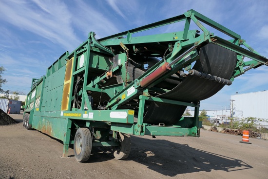 2007 McCloskey 628 Portable Trommel Screen, SN:12917, Cat Diesel, Triaxle C