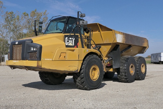 2014 Caterpillar 740B 6x6 Articulated Dump, SN:T4R02343, No Tailgate, 10,92
