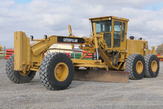 1986 Caterpillar 14G Motor Grader, SN:96U6724, EROPS with Air, Rear Ripper,