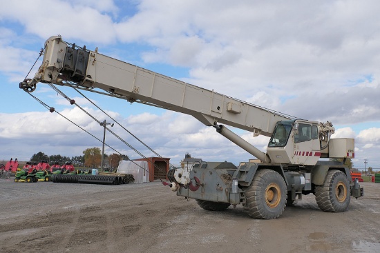 1998 Terex RT450 Rough Terrain Crane, SN:10579, 110' Boom, Dual Winches, Gr