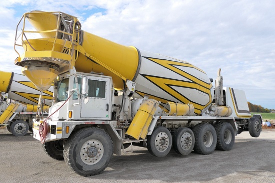 2013 Phoenix Front Discharge Concrete Mixer, SN:1Z9M8GK41DV162030, 6 Axle,