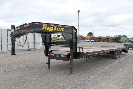 2022 Big Tex 14GN Gooseneck Trailer, SN:16V3F3824N6168591, 98''x25 Deck, 5'