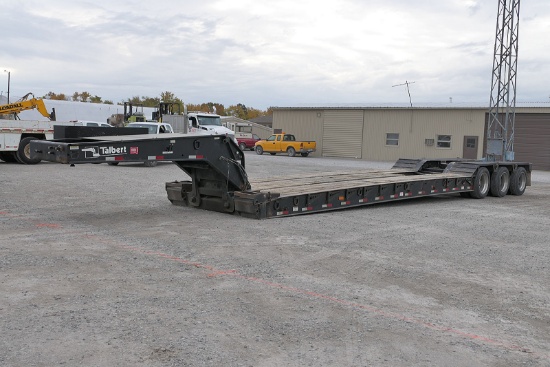 1998 Talbert 50 Ton Detach Triaxle Lowboy, SN:40FW05130W1017400, 102''x25'