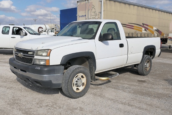 2007 Chevy 2500 Pickup, SN:1GCHC24U67E143521, Gas, Auto, 242,122 miles.
