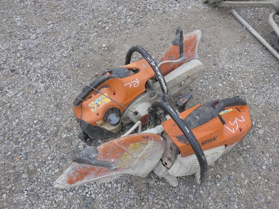 (2) Stihl Concrete saws