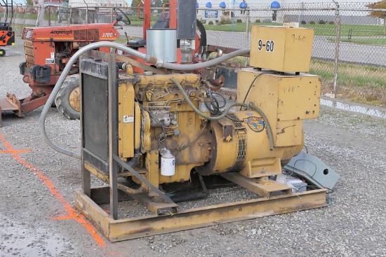 Kato 35kw Gen Set, SN:M-39269, Perkins Diesel, 3 Phase, 277/480, 43 kva, sk