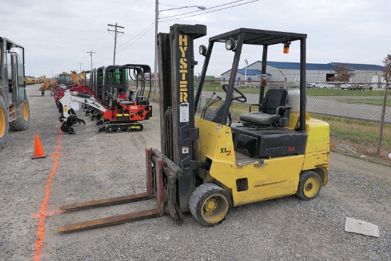Hyster S60XL2 6000# Forklift, SN:C187V06633P, LP, Cushion Tire, Side Shift,
