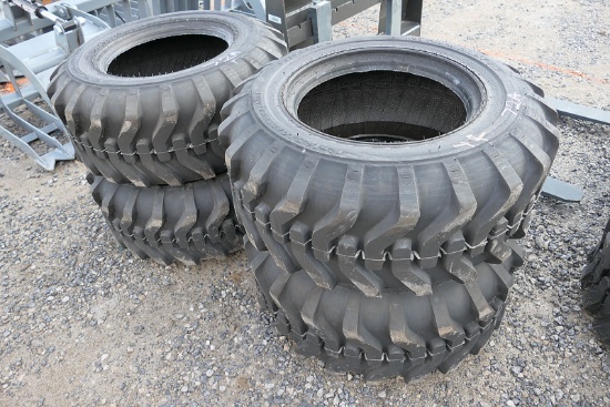(4) 12.00-16 Skidloader Tires (tax)