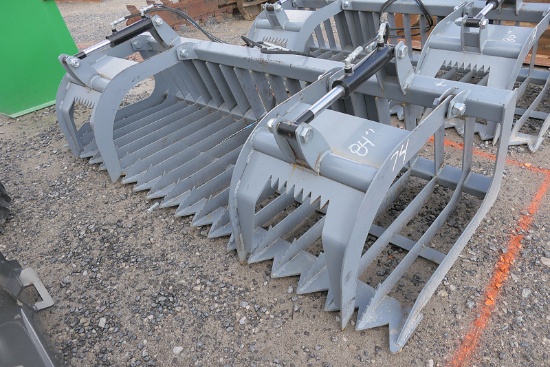 Skidloader 84'' Rock Grapple (tax)