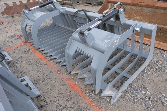 Skidloader 80'' Rock Grapple (tax)