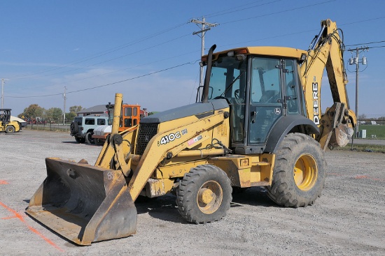 2005 John Deere 410G 4x4 Tractor Loader Backhoe, SN:948276, EROPS w/ Air, S