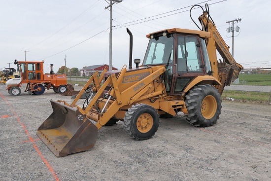 Case 580K 4x4 Tractor Loader Backhoe, SN:JJG0014920, EROPS, Extendahoe, Buc