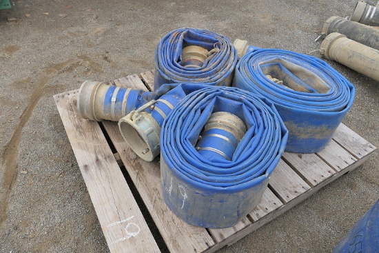 (3) 6'' Discharge Hoses