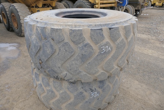 (2) Michelin 29.5R25 Used Tires