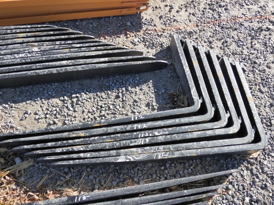 (1) Pair Unused 2024 WOLVERINE 42'' Forklift forks (tax)