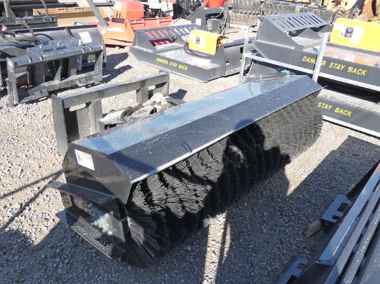 (Unused) 2024 WOLVERINE PAB-11-72W Heavy Duty Hyd Angle Broom (tax)