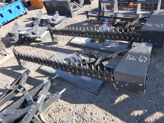 (1) Unused 2024 WOLVERINE SBM-12-72W Skid Steer Sickle Bar Mower (tax)