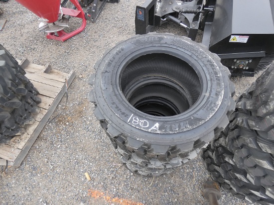 (4) NEW 10-16.5 Skidloader Tires (taxable)