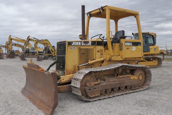 John Deere 650G-IV Dozer, SN:H852368, ROPS, 6 Way Blade, 9,290 hrs. (taxabl