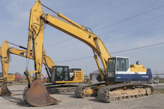 Komatsu PC400LC-5 Hydraulic Excavator, SN:A71016, Bucket, Reads 15,194 hrs.