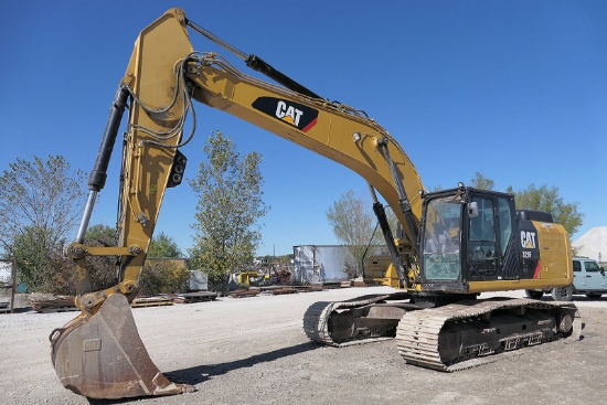 2015 Caterpillar 329FL Hydraulic Excavator, SN:ERL00424, Aux. Hyd, 32'' Buc