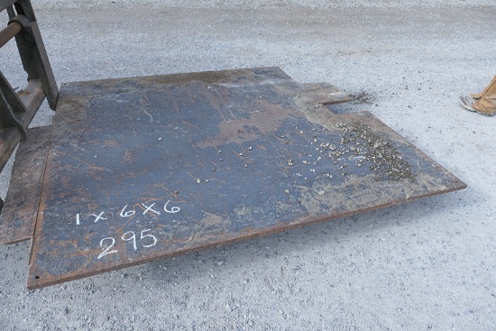 6x6 1'' Street Plate