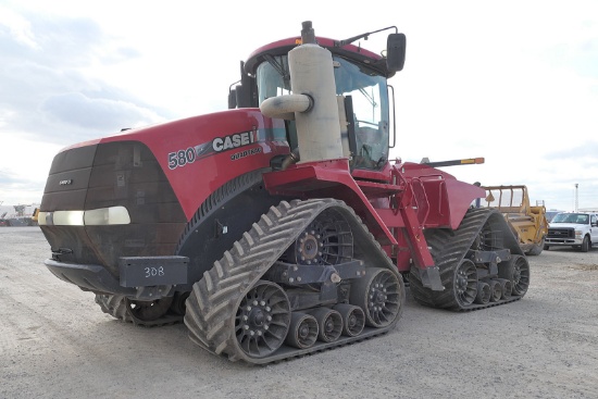 2016 Case 580 Quadtrac Tractor, SN:ZGF308733, Ag Hitch, 4,638 Hrs. *->Servi